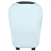 Light blue multi use cover on a white background