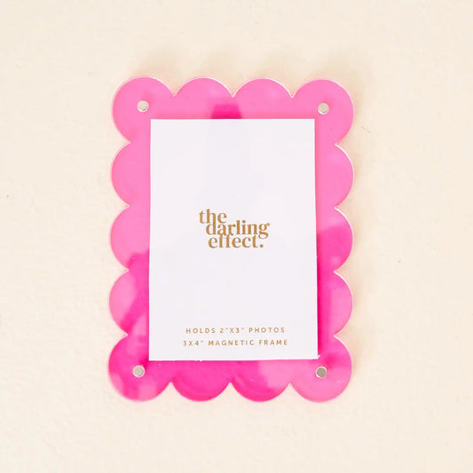 Mini Hot Pink Magnetic Frame