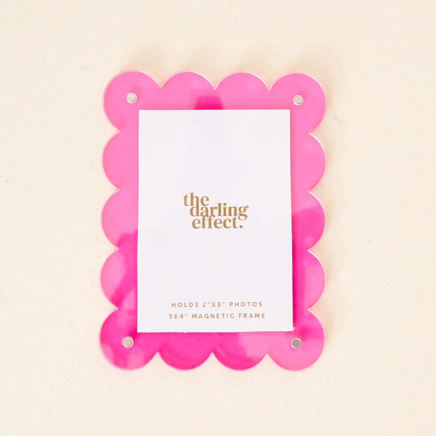 Mini Hot Pink Magnetic Frame