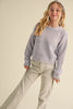 Lilac Open Knit Sweater