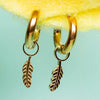 Tiny Feather Charms