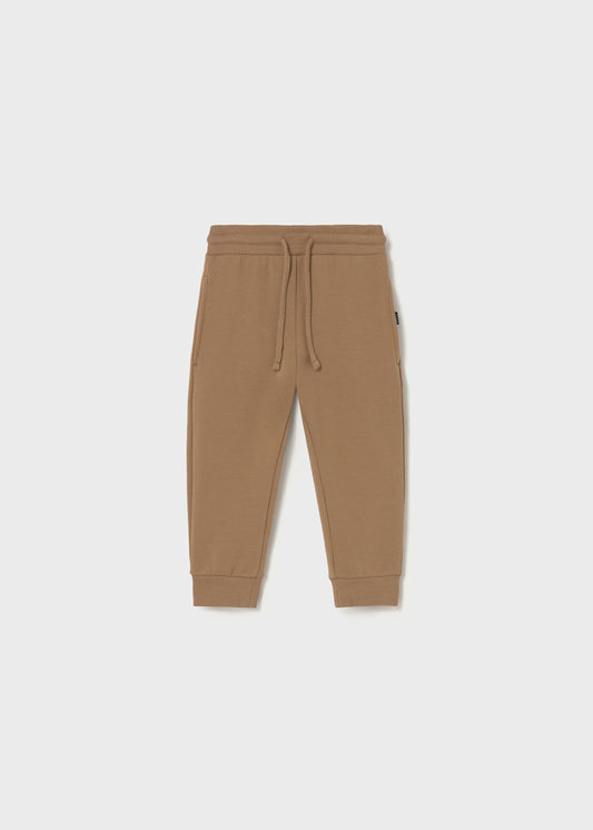 Brown sweatpants on a white background