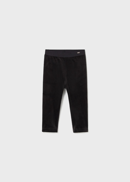 Black leggings on a white background