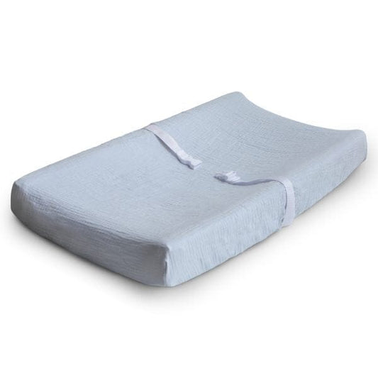 Baby Blue Changing Pad Cover 180 BABY GEAR Mushie 