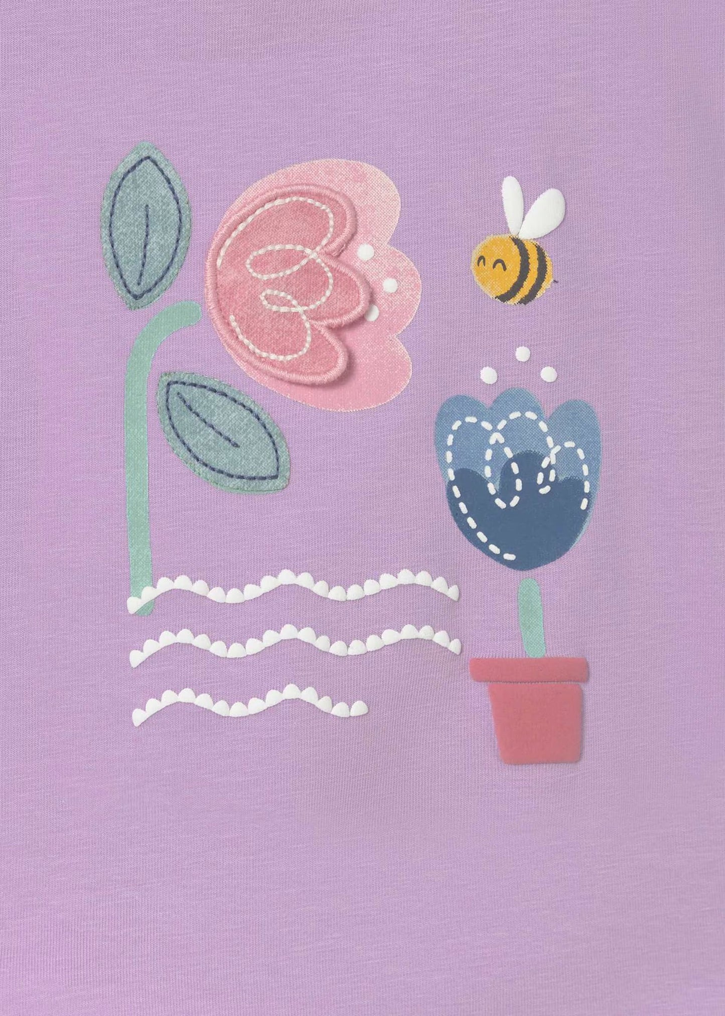 Lilac Bee to Flowers Top