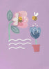 Lilac Bee to Flowers Top