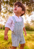 Light Blue Stripe Overalls