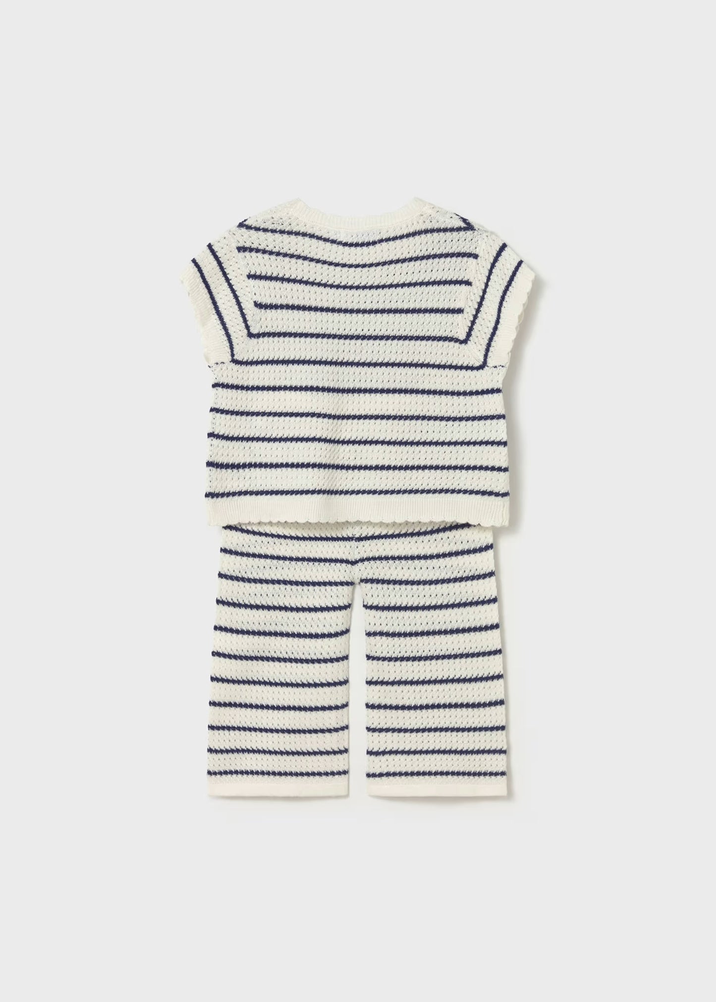 Natural Heart Sweater Set