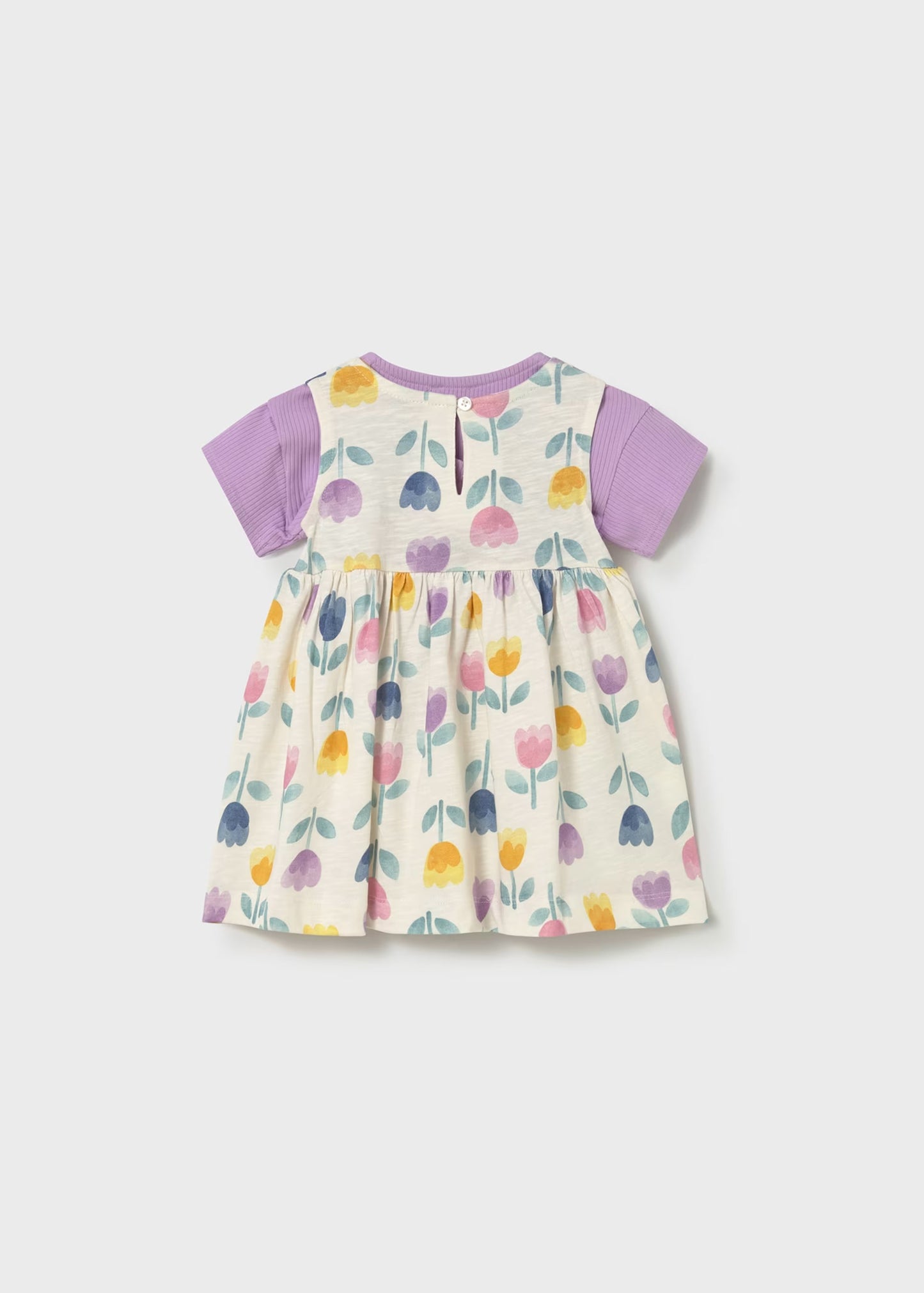 Lilac Tulip Pocket Dress Set