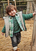 Green Sherpa Reversible Coat