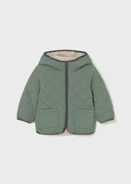 Green Sherpa Reversible Coat