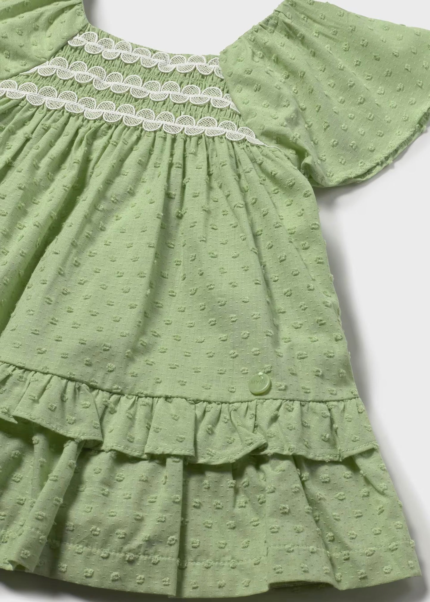 Basil Swiss Dot Dress