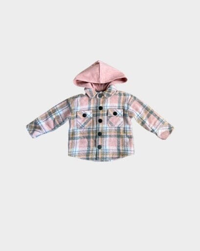 BABY SPROUTS GIRLS Outerwear HOODED SHACKET Outerwear BABY SPROUTS 