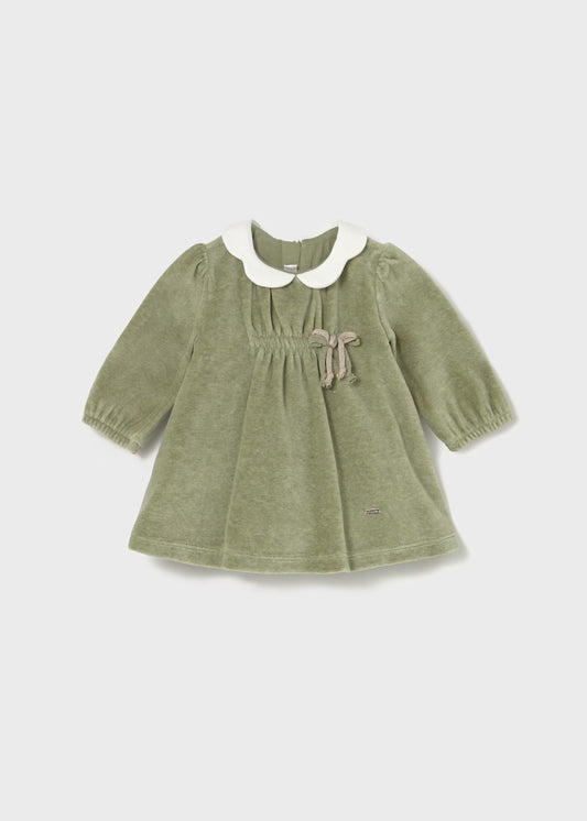 Green Velour Dress