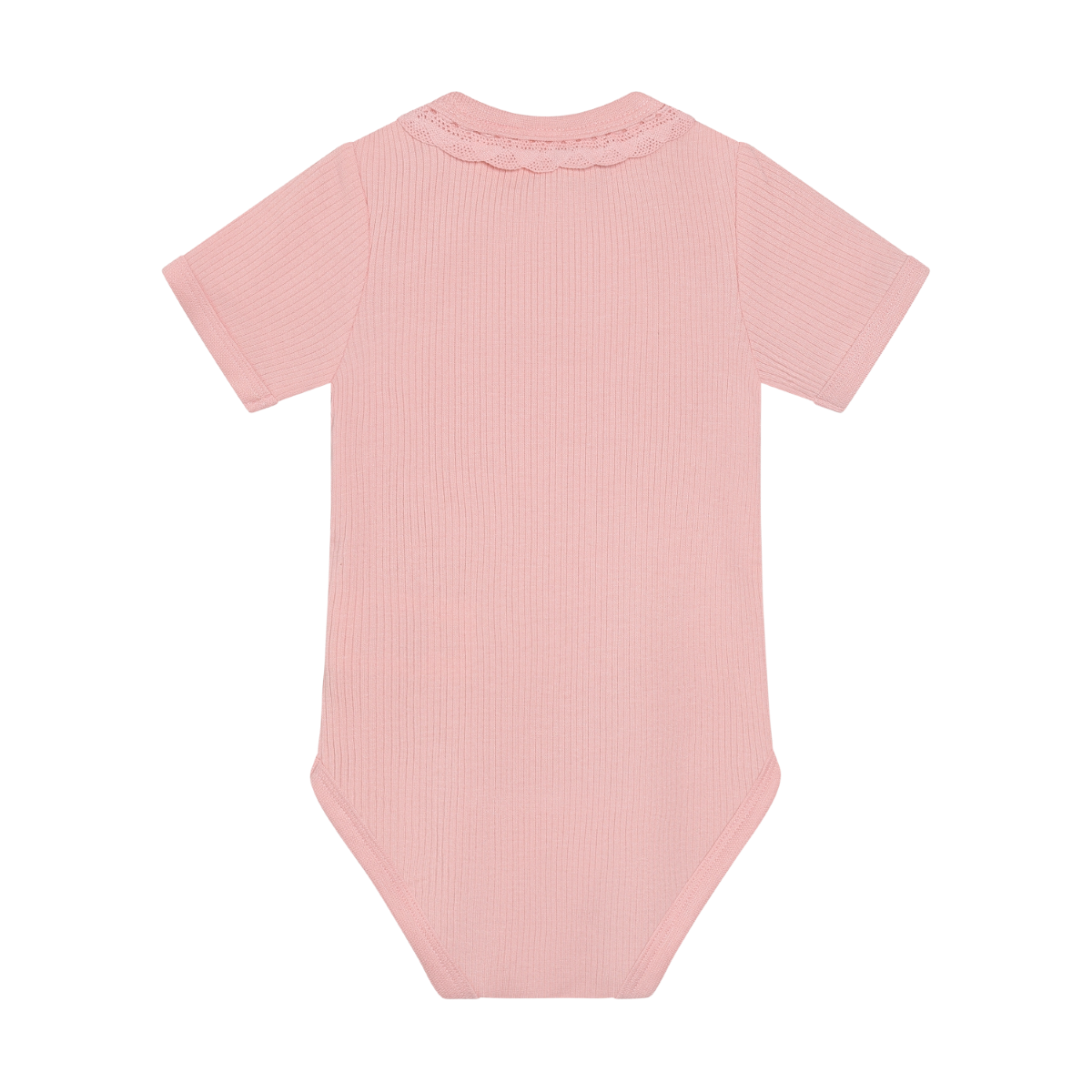 Rosy Ribbed Onesie