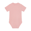 Rosy Ribbed Onesie