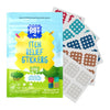 NAT-PAT itch relief stickers packaging with samples on a blue background