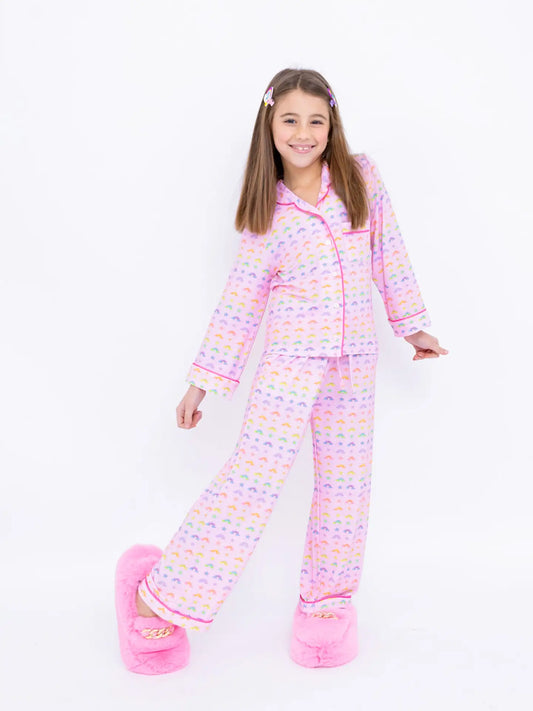 Rainbows and Stars Pajama Set