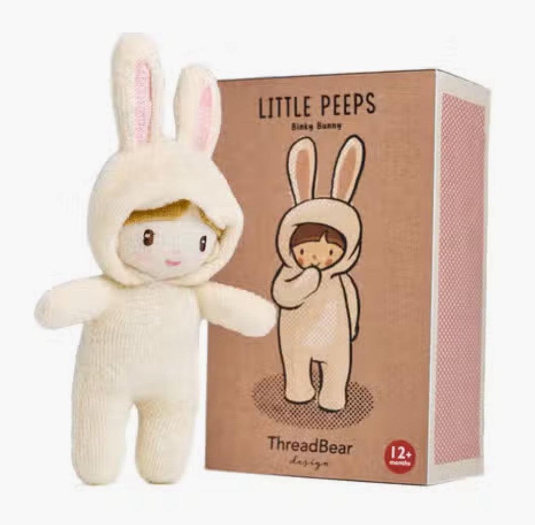 Binky Bunny Little Peeps Matchbox Doll 196 TOYS CHILD Threadbear Design 