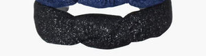 Black Glitter Sweater Headband 110 ACCESSORIES CHILD Bows Arts 