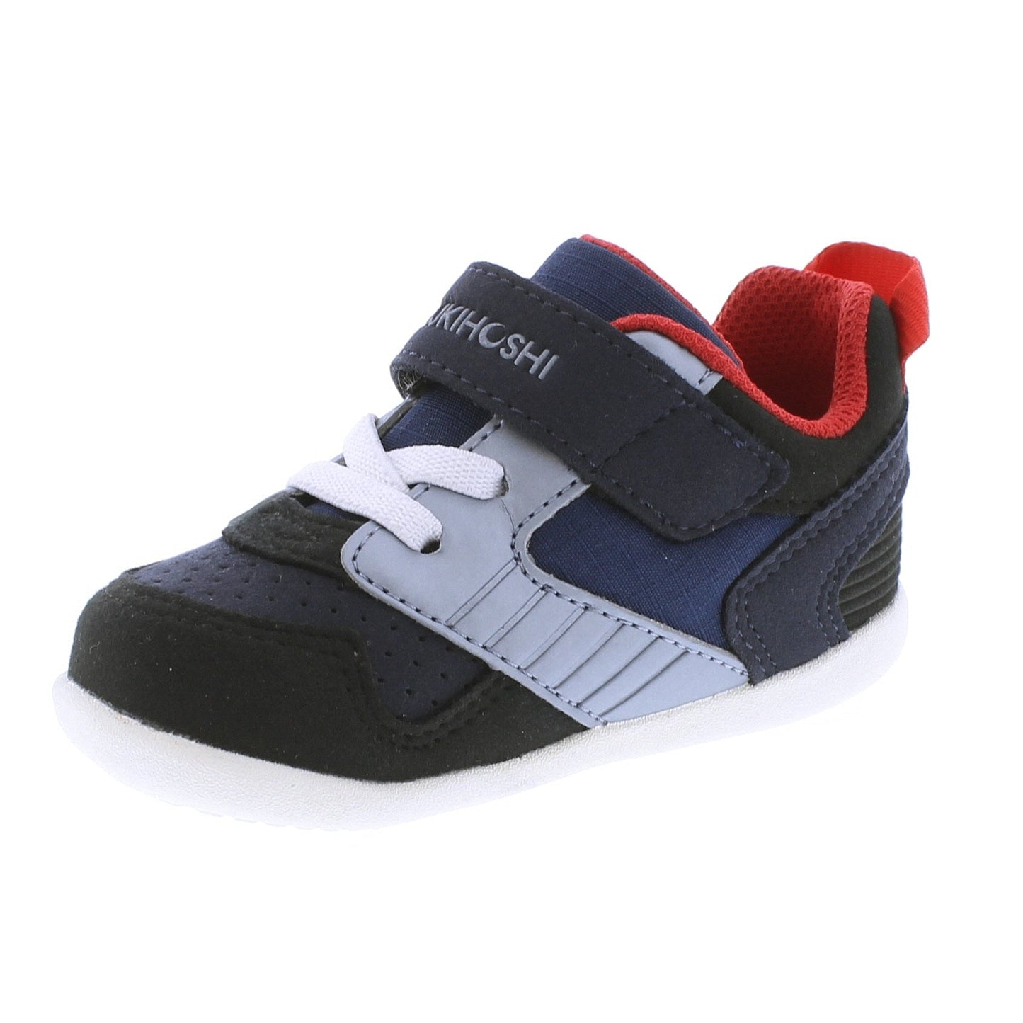 Black/Navy Racer Sneaker (Baby)