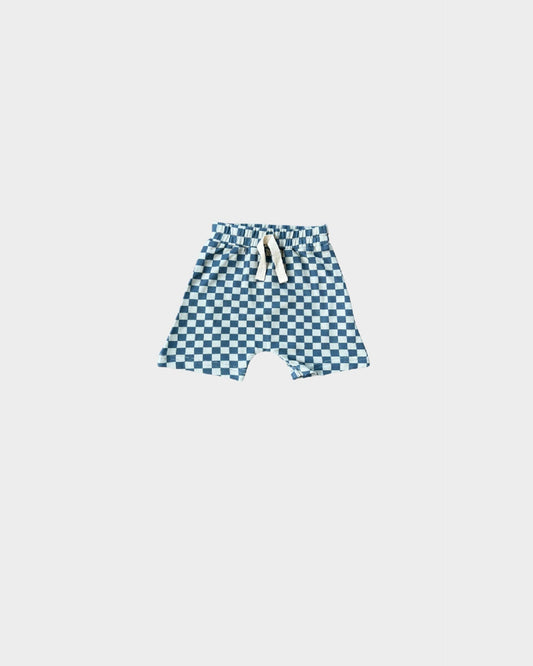 Blue Green Checkered Harem Shorts 140 BOYS APPAREL 2-8 Baby Sprouts 2T 