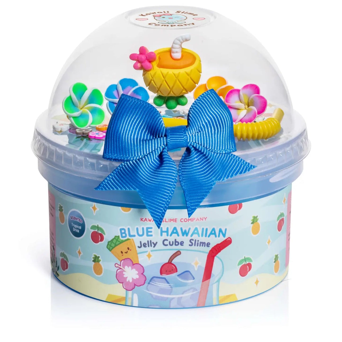 Blue Hawaiian Jelly Cube Slime 196 TOYS CHILD Kawaii Slime Company 