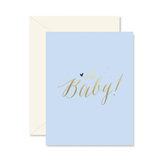 Blue Oh Baby! Card 193 GIFT PARENT Ginger P. Designs 