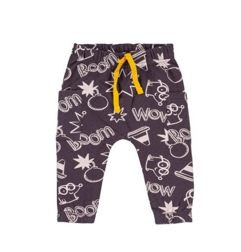 Boom Pow Sweatpants 130 BABY BOYS/NEUTRAL APPAREL EMC 6m 