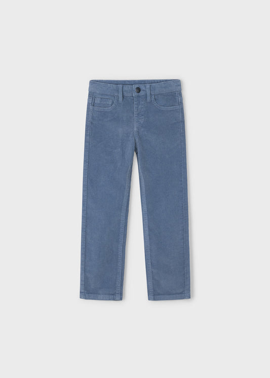 Azure Blue Corduroy Pants