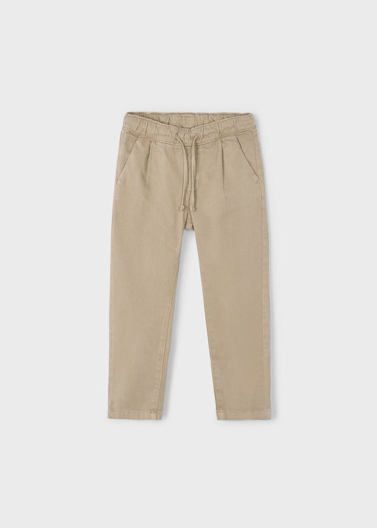 Khaki Pull-on Pants