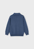 Heathered Steel Polo Sweater