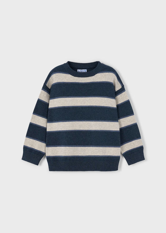 Blue Striped Sweater