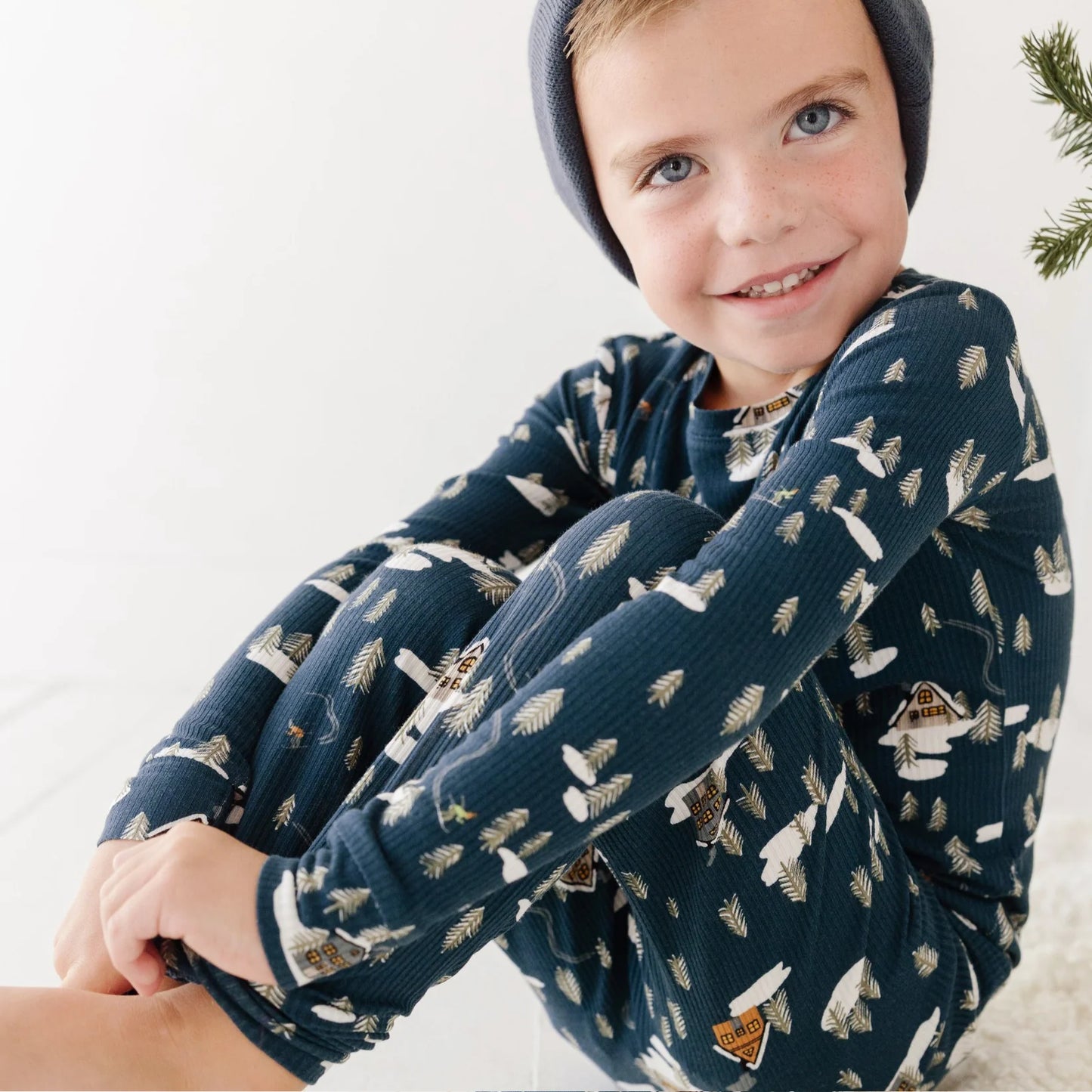 Snowy Village Pajama Set