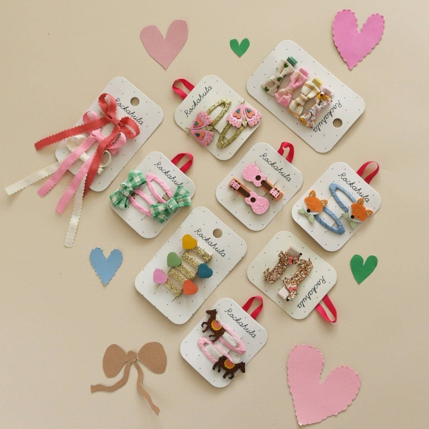 Bright-wing Butterfly Clips