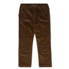 Boys brown corduroy club pant with drawstring waist