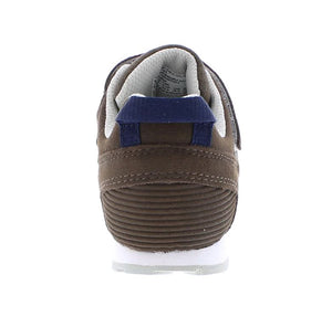 Brown/Tan Racer Sneaker (Baby) 100 ACCESSORIES BABY Tsukihoshi Shoes 