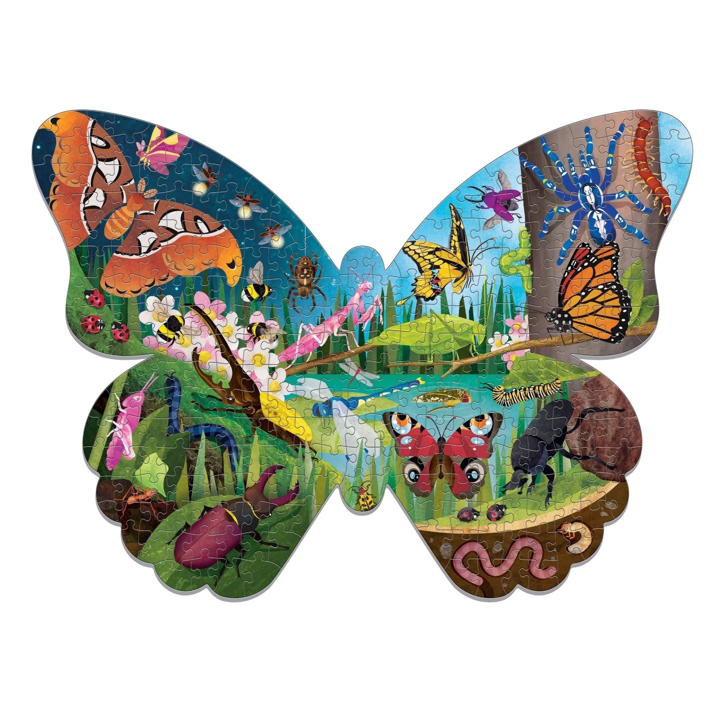Bugs & Butterflies 300 Piece Puzzle 196 TOYS CHILD Mudpuppy 