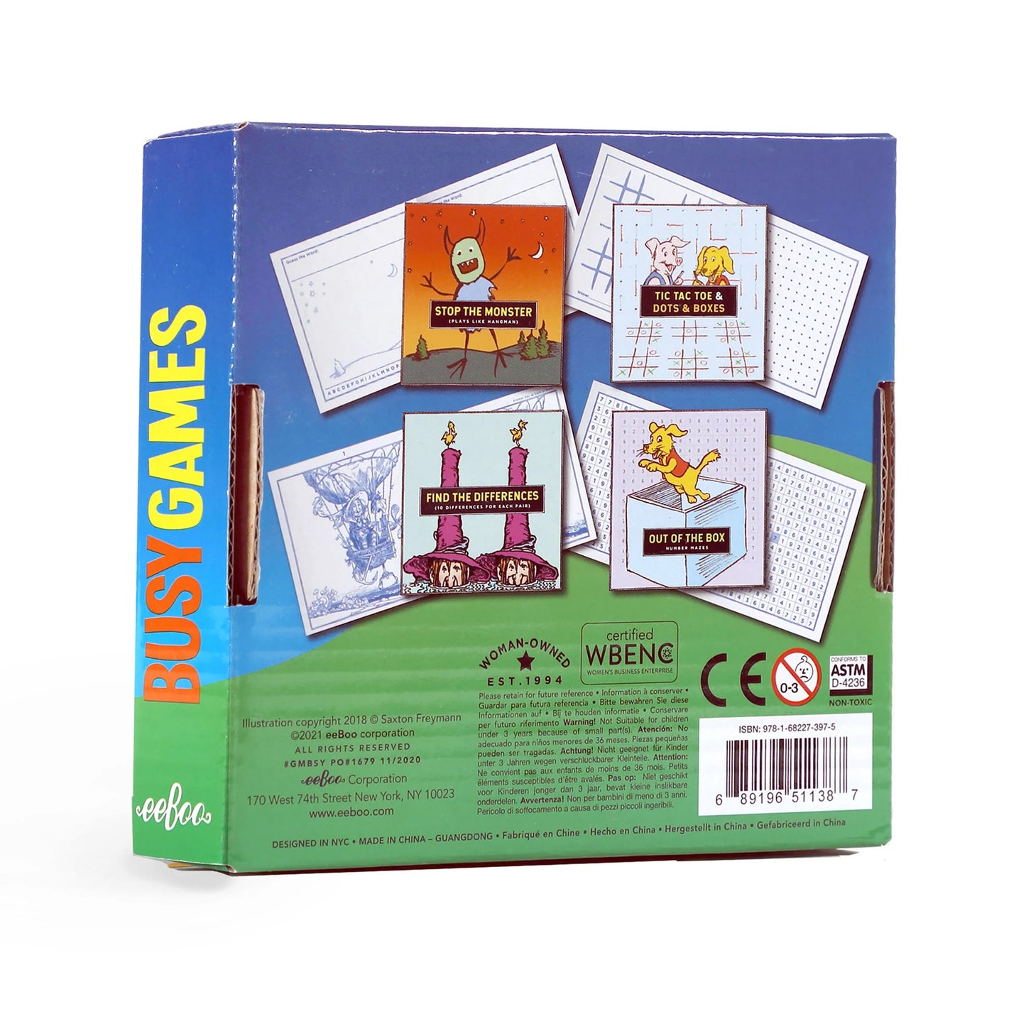 Busy Games Travel Set 196 TOYS CHILD Eeboo 