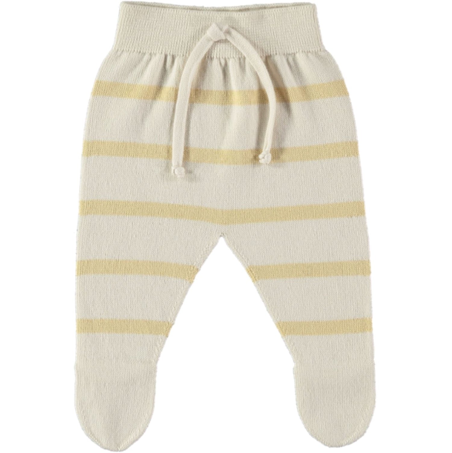 Butter Striped Knit Footed Pants 120 BABY GIRLS APPAREL Li & Me NB 