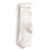 Ivory Fancy Knit Tights