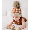 Sienna Buffalo Check Pom Hat