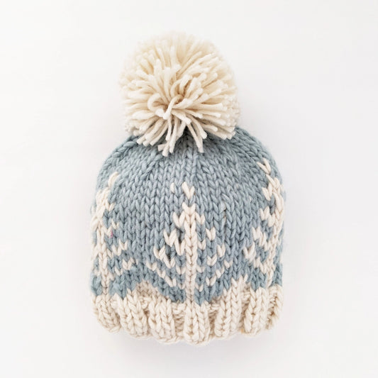 Blue Forest Knit Beanie