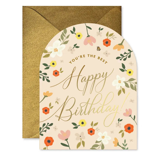 You're the Best Birthday Arch Card