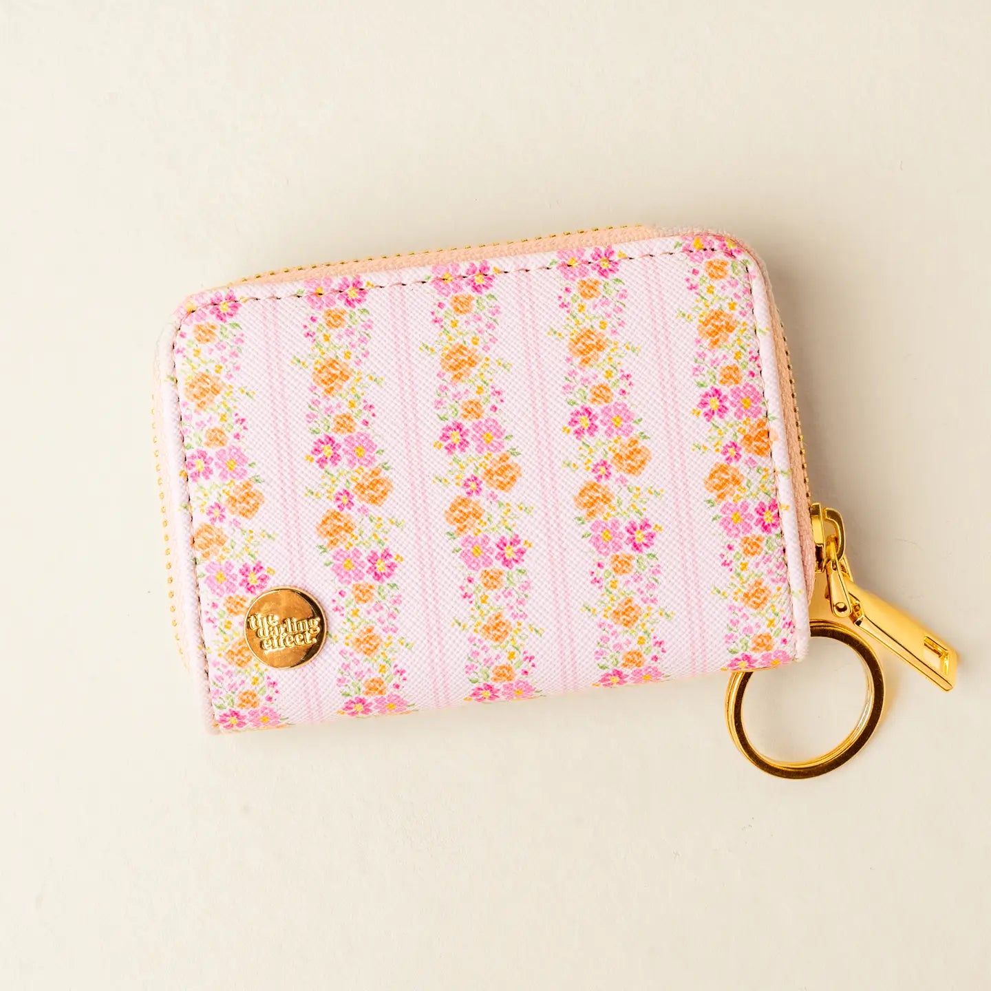 Petal Pink Zip Around Wallet