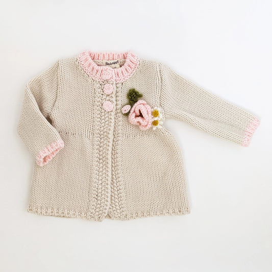 Poppy Handknit Cardigan