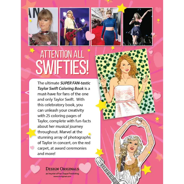 Taylor Swift Coloring & Activity Book