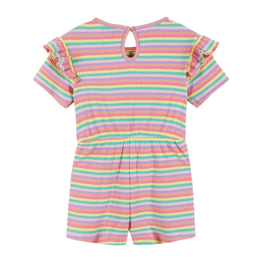 Candy Striped Romper 150 GIRLS APPAREL 2-8 Andy & Evan 