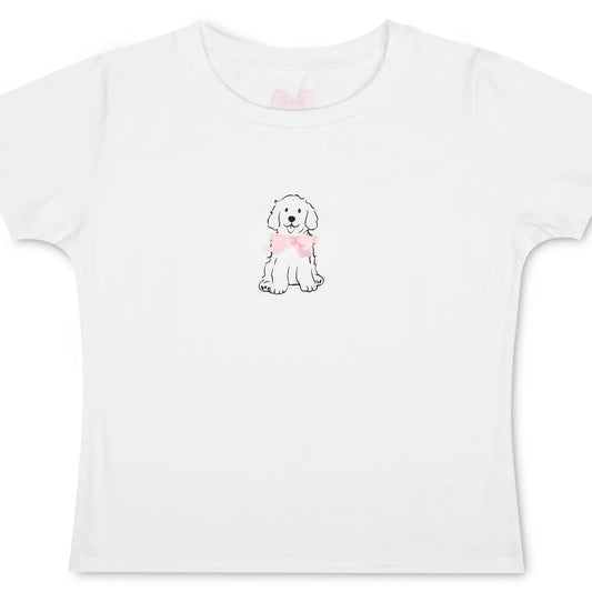 White Pretty Pups Tee