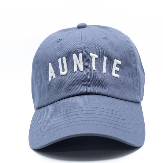 Dusty Blue Auntie Hat